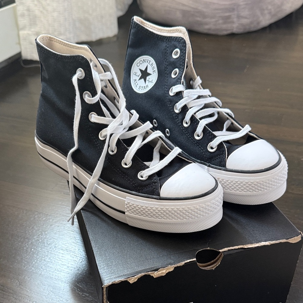 Converse Classic Black and White High-Tops